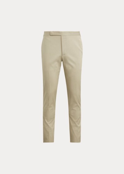 Pantalones De Traje Ralph Lauren Hombre Verde Oliva - Gregory Twill - TVYEO4926